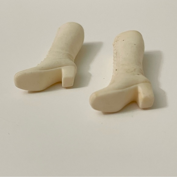 Vintage 1970 Barbie Francie Soft Lace Up Boots Mattel Korea - Picture 8 of 16